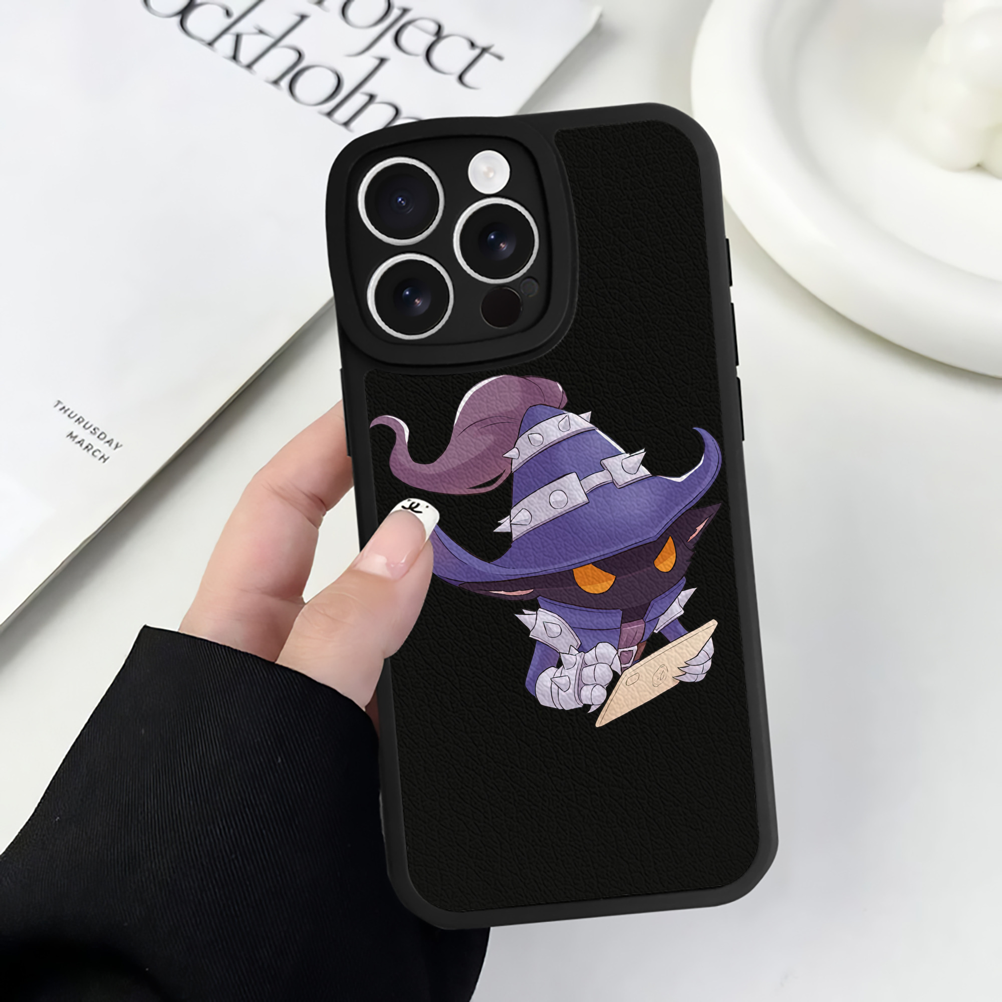 リーグ・オブ・レジェンド League of Legends LOL 【iPhone 16シリーズ対応】シリコンスマホケース（レザー調） 材質：シリコン